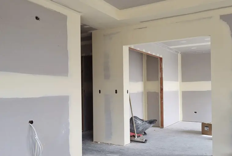 კედლის მოსწორება გალესვის შემდეგ